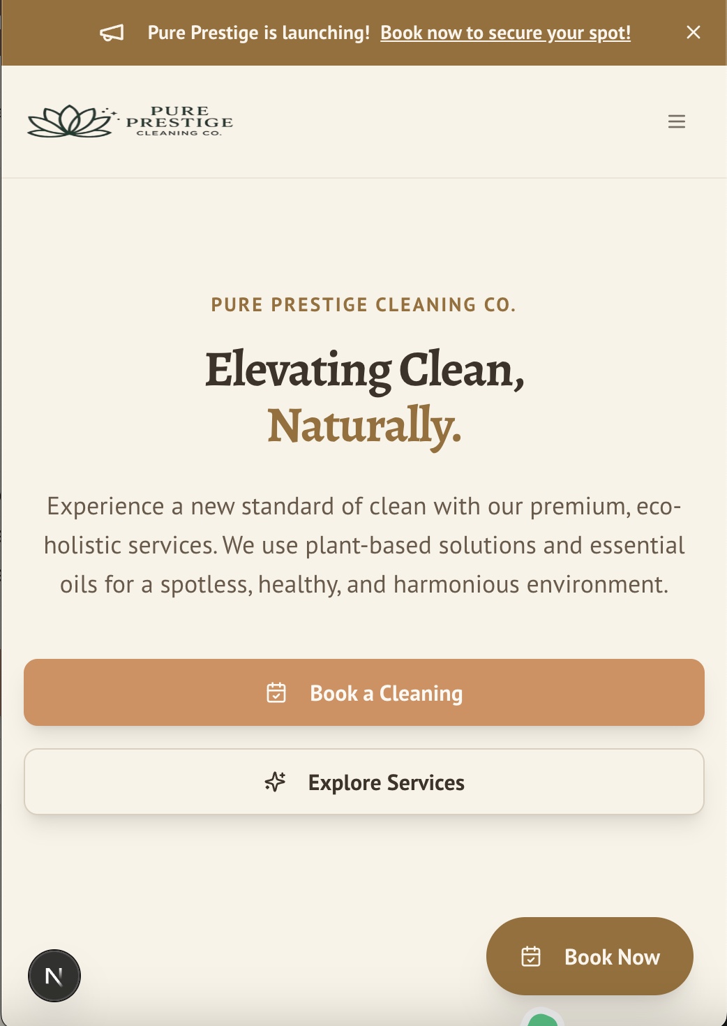 Mobile Responsive View